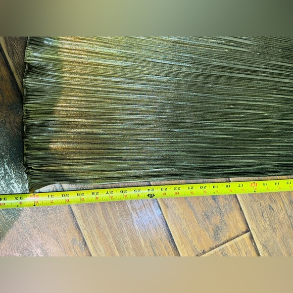 Vintage David Rose Women’s  Long Skirt Gold/ Black Reversible Size XL - Picture 4 of 10